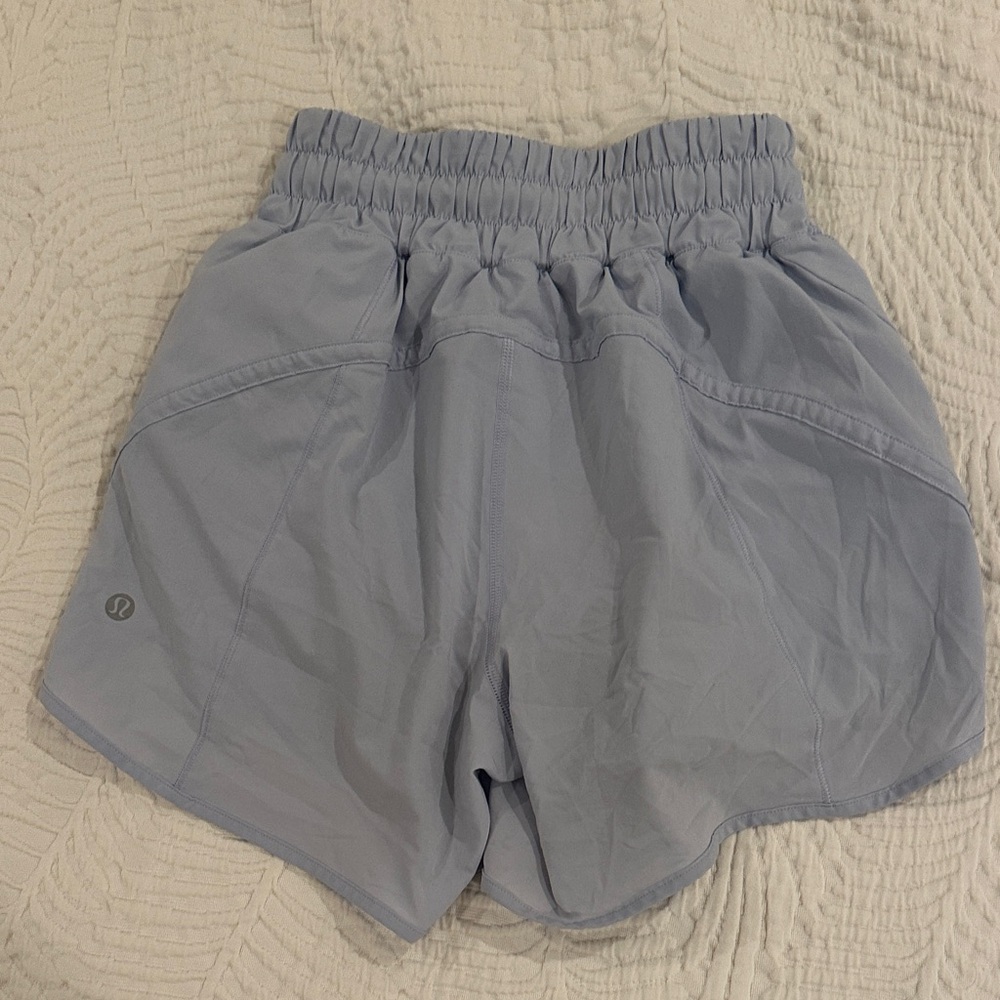 Lululemon size 2 Light Blue Hotty Hot Athletic Shorts